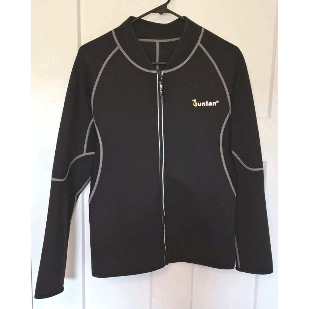Junlan Neoprene Size L Weight Loss Sauna Workout Body Shaper Fitness Jacket